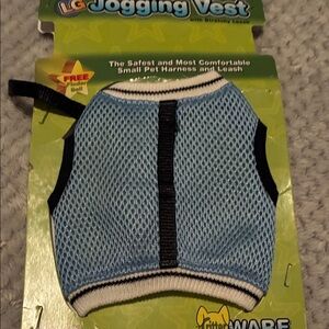 Blue Mesh Pet Jogging Vest